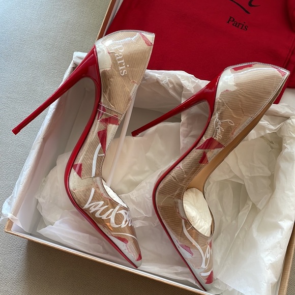 NWT ❤️Christian Louboutin❤️So Kate 120 Kraft Paper Pumps - Picture 6 of 6